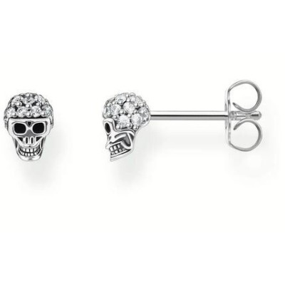 THOMAS SABO H2146-643-14 PENDIENTE DE BOTÓN CALAVERA