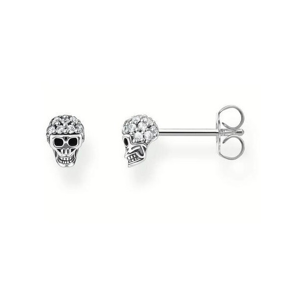 THOMAS SABO H2146-643-14 PENDIENTE DE BOTÓN CALAVERA