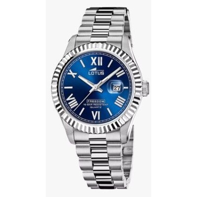 Reloj Lotus Caballero Freedom Collection Acero Esfera Azul 41,5mm Ref: 19002/3
