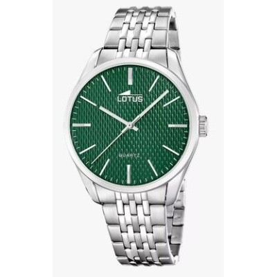 Reloj Lotus Caballero Minimalist For Him Acero Esfera Verde 42mm Ref: 19064/3