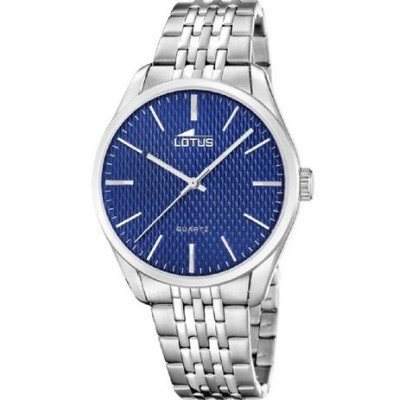 Reloj Lotus Caballero Minimalist For Him Acero Esfera Azul 42mm Ref: 19064/2