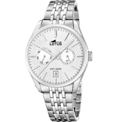 Reloj Lotus Caballero Multifunction Collection Acero Esfera Plateada Multifunción 42mm Ref: 19072/1
