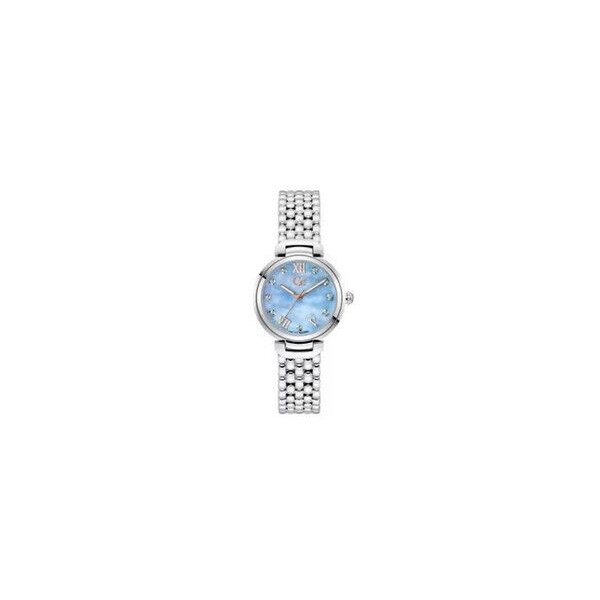 Reloj Guess Collection GC Allure Mujer Acero Esfera Azul Celeste Suizo 34mm Ref: Z64003L3