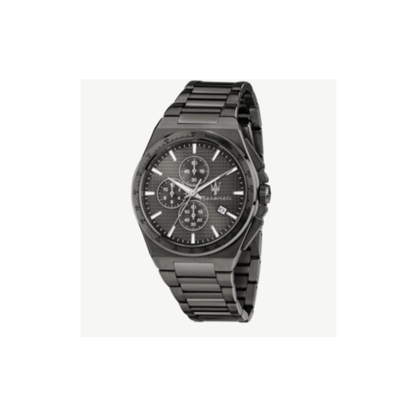Reloj Maserati Caballero Velocitá Slim Acero Gunmetal Cronógrafo y Calendario 41mm Ref: R8873653006