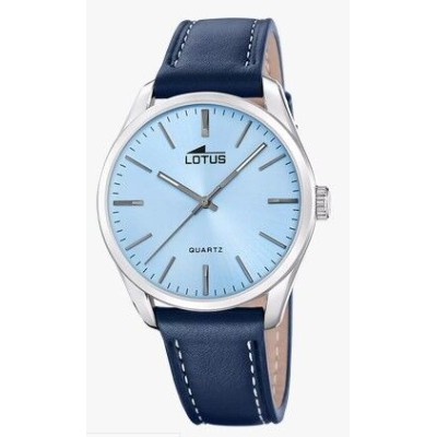 Reloj Lotus de hombre  Minimalist de piel azul Ref:19065 1