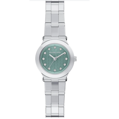 Reloj Michael Kors Mujer Billie Petite Acero Esfera MOP Verde Extra Pequeño Con Cristales 26mm Ref: MK7569