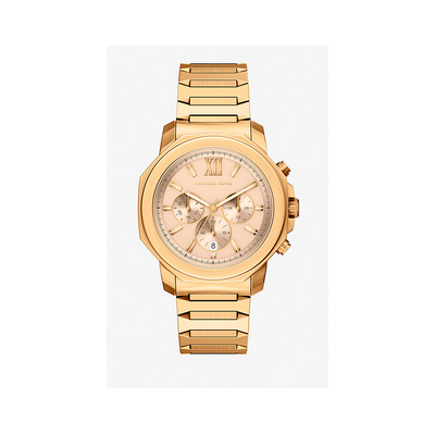 Reloj Mk Caballero Acero IP Dorado Cronógrafo Ref: MK9249