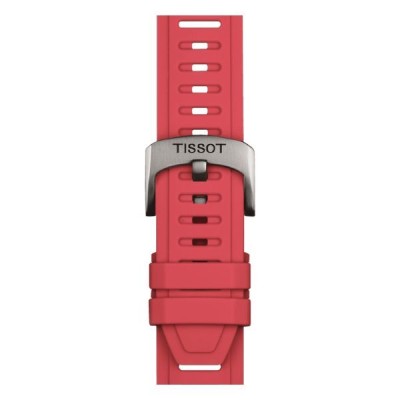 Correa Tissot De Silicona Roja 21mm Ref: T852.049.243