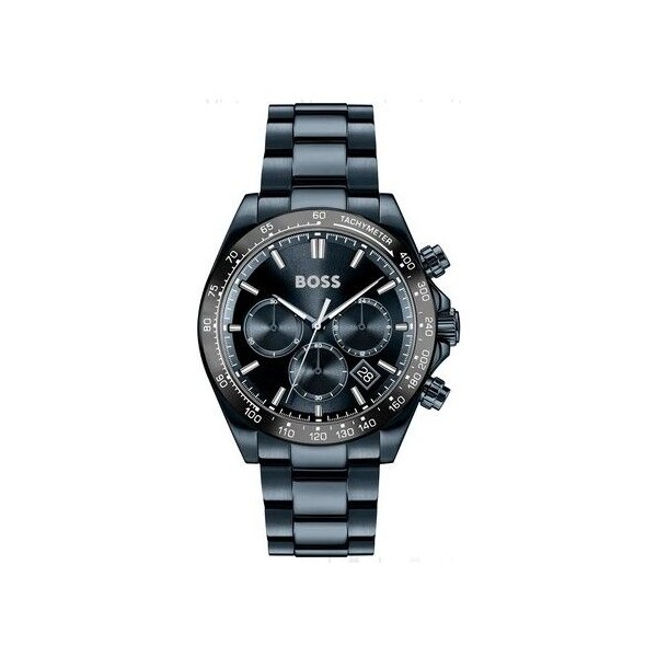 Reloj Hugo Boss Hero 2.0 Cronógrafo Acero Ip Azul Marino Esfera Azul Marino Con Calendario 43mm Ref: 1514270