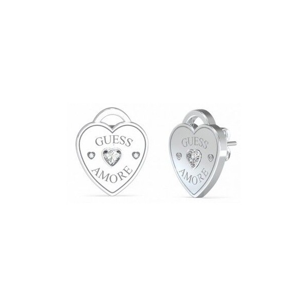 Pendientes Guess Mujer Guess Amore Candado De Corazón De Acero Con Circonitas Ref: JUBE05058JWRHT-U