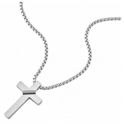Colgante Police Jewels Crossbond Caballero Cruz Reimaginada Acero Ref: PEAGN0082002