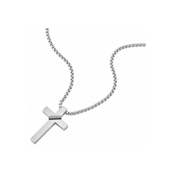 Colgante Police Jewels Crossbond Caballero Cruz Reimaginada Acero Ref: PEAGN0082002
