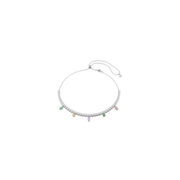 Collar Swarovski x Ariana Grande Tallas Mixtas Multicolor Baño De Rodio Ref: 5737422