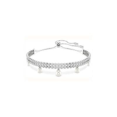 Pulsera Swarovski Ariana Grande Zirconia Round With Crystal Pearls Rhodium Plated Ref: 5720870