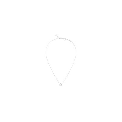 Collar Guess Mujer Iconique Estrella Acero Con Circonitas Blancas Ref: JUBN05537JWRHT-U