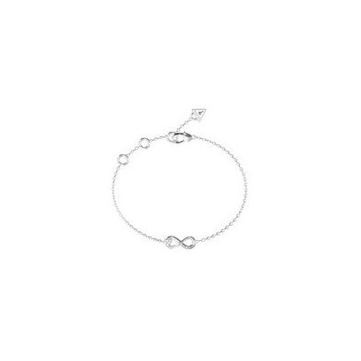 Pulsera Guess Mujer Love Bites Infinito Acero Con Circonitas Blancas Ref: JUBB06048JWRHS