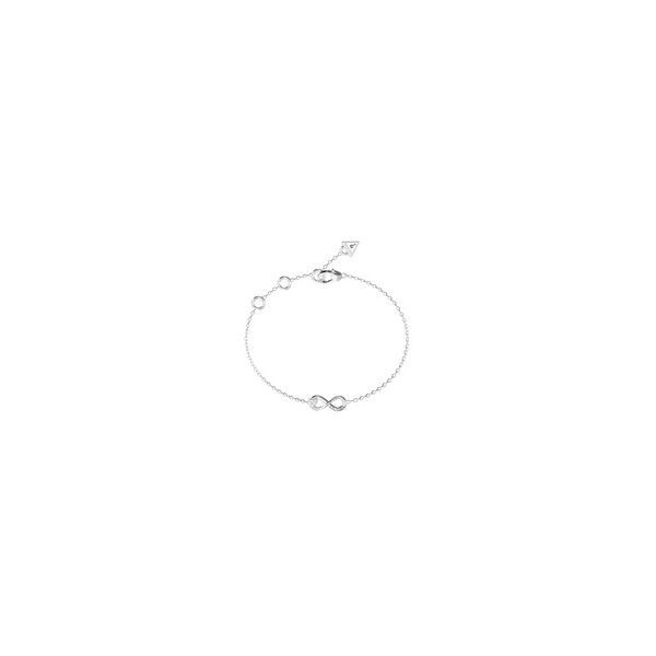Pulsera Guess Mujer Love Bites Infinito Acero Con Circonitas Blancas Ref: JUBB06048JWRHS