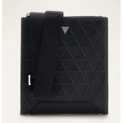 Bandolera Guess Caballero Torino Crossbody Flat Ref: HMTOTEP6123-BLA