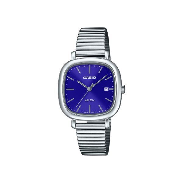 Reloj Casio Collection Mujer Timeless Collection Caja y Correa Acero Esfera Azul Ref: LTP-B166D-2AVEF
