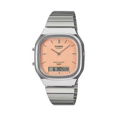 Reloj Casio Collection Edgy Collection Correa Acero Inoxidable Ref: AQ-240E-4AEF