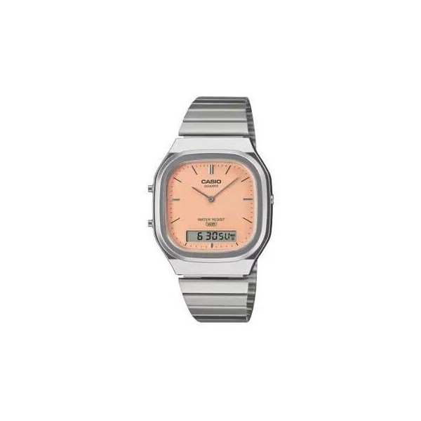 Reloj Casio Collection Edgy Collection Correa Acero Inoxidable Ref: AQ-240E-4AEF
