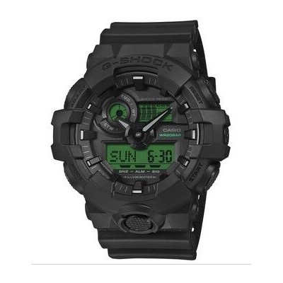Reloj G-Shock Black And Electro Green Classic Serie GA-700 Ref: GA-700BEG-1AER