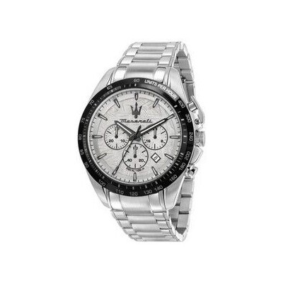 Reloj Maserati Caballero Traguardo Edición Limitada Acero Esfera Gris Con Efecto Meteorite Bisel Negro 45mm Ref: R8873612068
