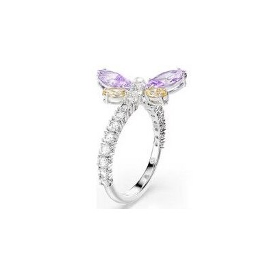 Anillo Con Motivo Ariana Grande x Swarovski Tallas mixtas, Libélula, Multicolor, Baño de rodio Talla 55 Ref: 5737366