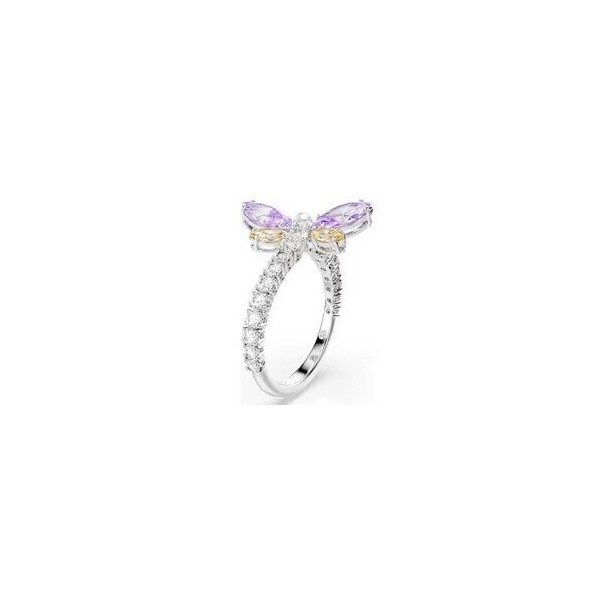 Anillo Con Motivo Ariana Grande x Swarovski Tallas mixtas, Libélula, Multicolor, Baño de rodio Talla 55 Ref: 5737366