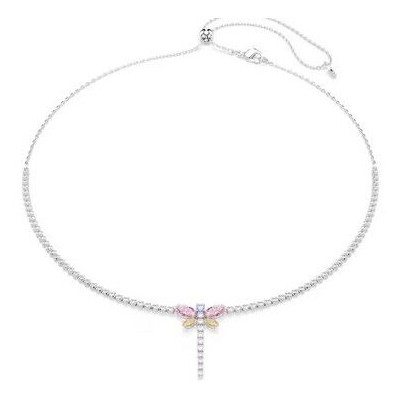 Collar en Y Ariana Grande x Swarovski Tallas mixtas, Libélula, Multicolor, Baño de rodio Ref: 5737425