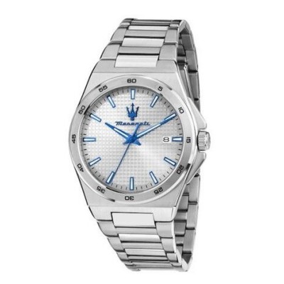 Reloj Maserati Caballero Velocitá Slim Acero Grosor 7,8mm Esfera Plateada 40 mm Ref: R8853153006