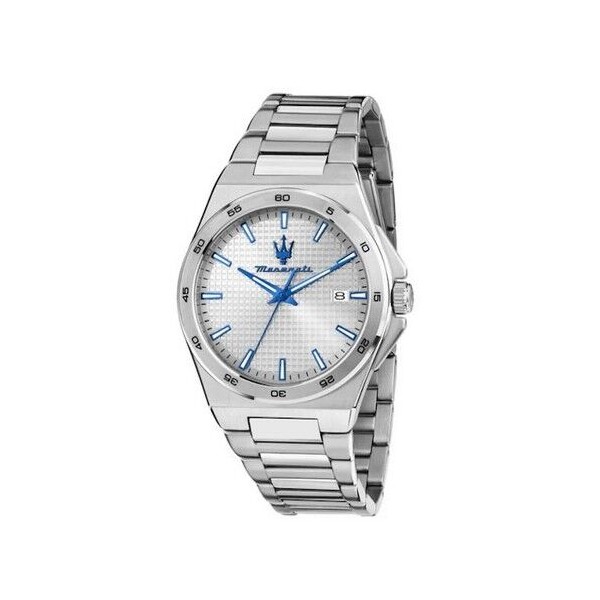 Reloj Maserati Caballero Velocitá Slim Acero Grosor 7,8mm Esfera Plateada 40 mm Ref: R8853153006