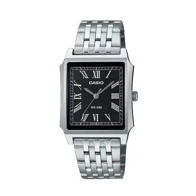 Reloj Casio Collection Caballero Timeless Collection Acero Esfera Negra 39,7mm x 26mm Ref: MTP-B215D-1AVER