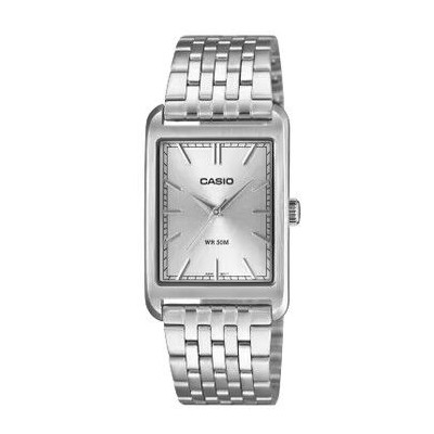 Reloj Casio Collection Caballero Timeless Collection Acero Esfera Plateada 39,7mm x 26mm Ref: MTP-B215D-7AVER