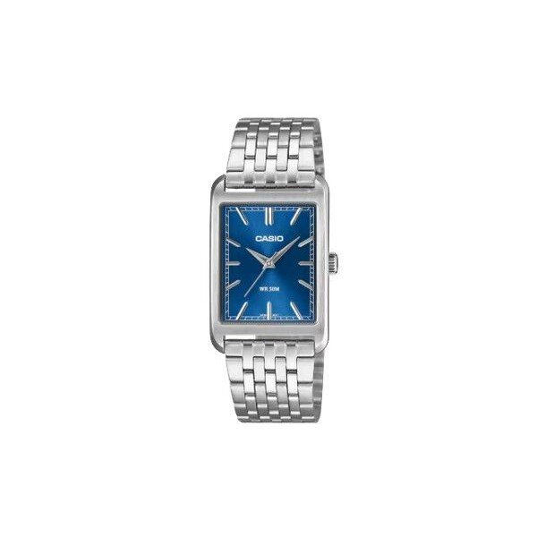 Reloj Casio Collection Caballero Timeless Collection Acero Esfera Azul 39,7mm x 26mm Ref: MTP-B215D-2AVER