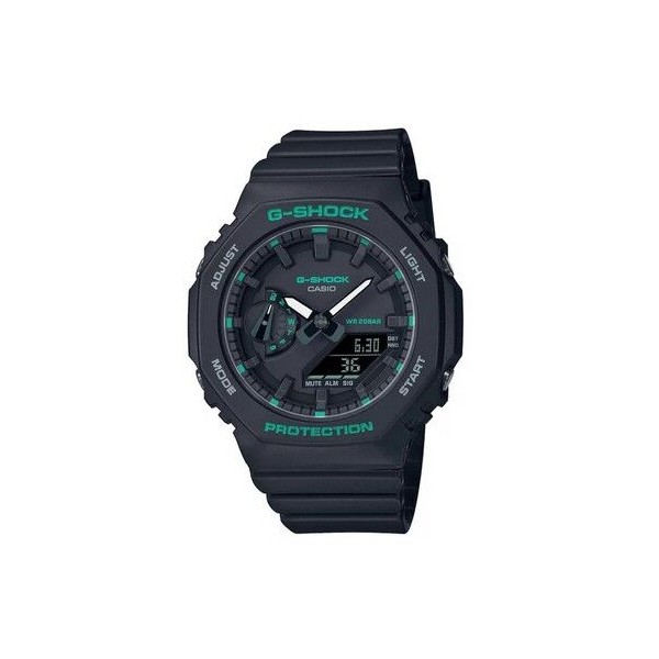 Reloj G-Shock Mujer Serie GMA- S Green Accent Colors Ref: GMA-S2100GA-1AER