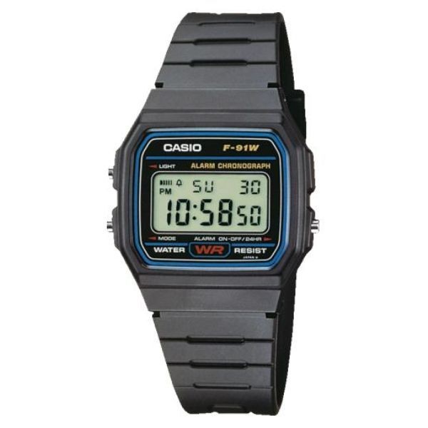 Reloj Casio Collection Timeless Collection Ref: F-91W-1YEG