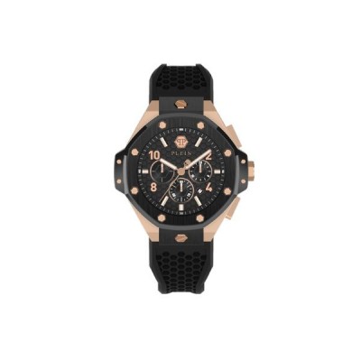 Reloj Philipp Plein Chrono Royal Silicona Negro 46mm Ref: PWPRA0824