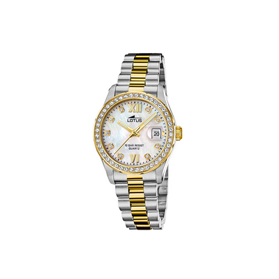 Reloj Lotus Mujer Freedom Collection Bicolor Esfera Beige Ref: 18978/1