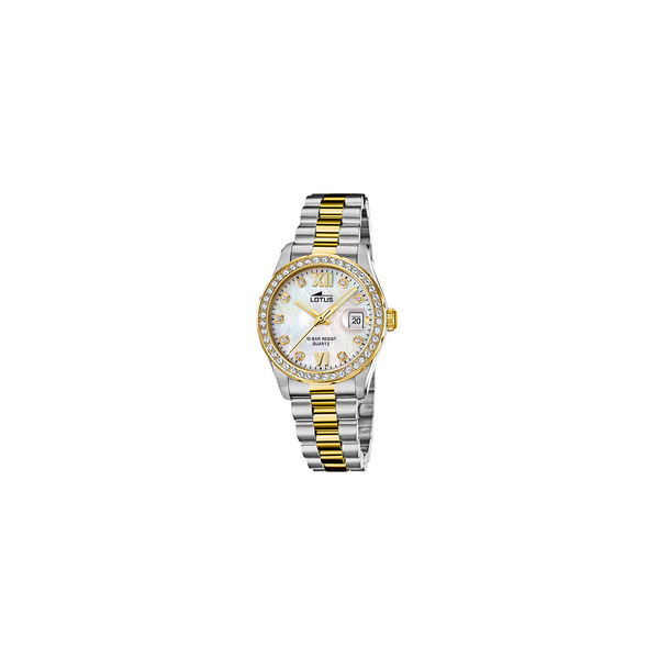 Reloj Lotus Mujer Freedom Collection Bicolor Esfera Beige Ref: 18978/1