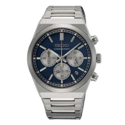 Reloj Seiko Caballero Conceptual Cronógrafo Calendario Cristal Zafiro 40mm Ref: SSB453P1