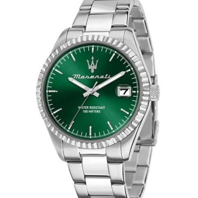 Reloj Maserati Caballero Competizione Acero Esfera Verde 43mm Ref: R8853100043