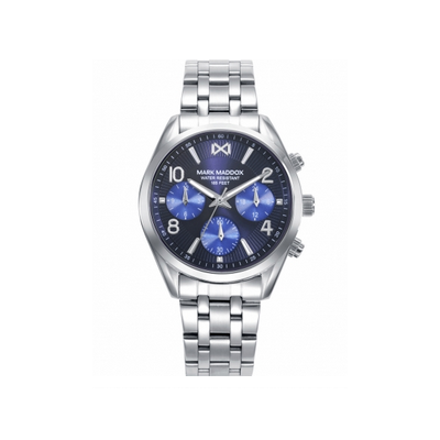 Reloj Mark Maddox Caja de acero 5 atm y brazalete de acero con movimiento cuarzo Ref: MM1021-35