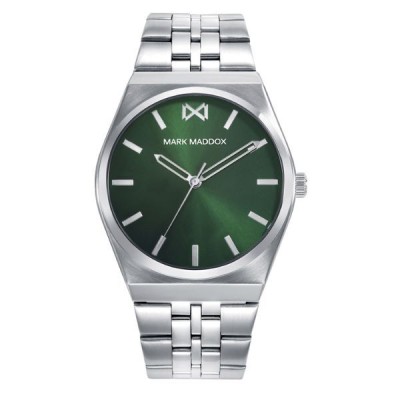 Reloj Mark Maddox Caballero Marais Acero Esfera Verde 40mm Ref: HM0152-67