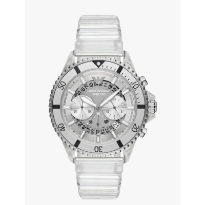 Reloj Emporio Armani Chronograph Clear Polyurethane Watch Ref: AR11536