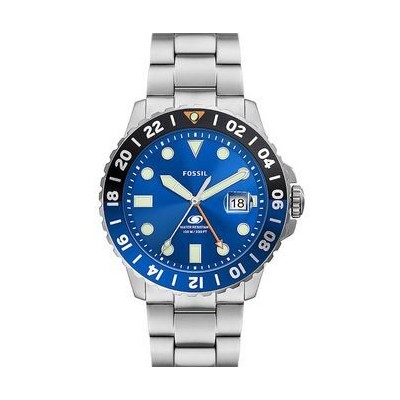 Reloj Fossil Blue Gmt Acero Inoxidable Ref: FS5991