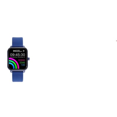 Reloj Mark Maddox Smart Policarbonato Negro Y Correa De Silicona Azul Ref: HS2001-30