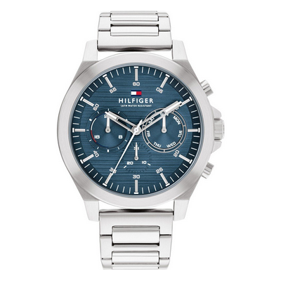 Reloj Tommy Hilfiger Caballero Lance Acero Multifunción Esfera Azul 46mm Ref: 1710518