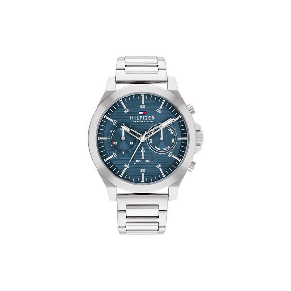 Reloj Tommy Hilfiger Caballero Lance Acero Multifunción Esfera Azul 46mm Ref: 1710518