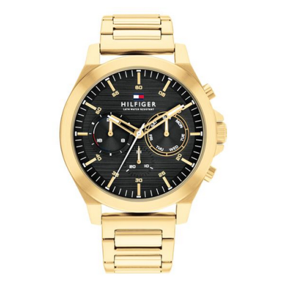 Reloj Tommy Hilfiger Lance Dorado y Negro Multifunción 1710520
